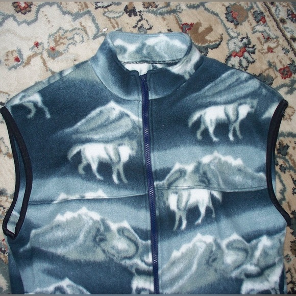 vintage fleece vest - Picture 2 of 3